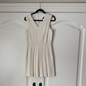 theory cream v-neck mini dress Theory | Dresses | Theory Flirty Flare Aline Kensington Crepe Dress